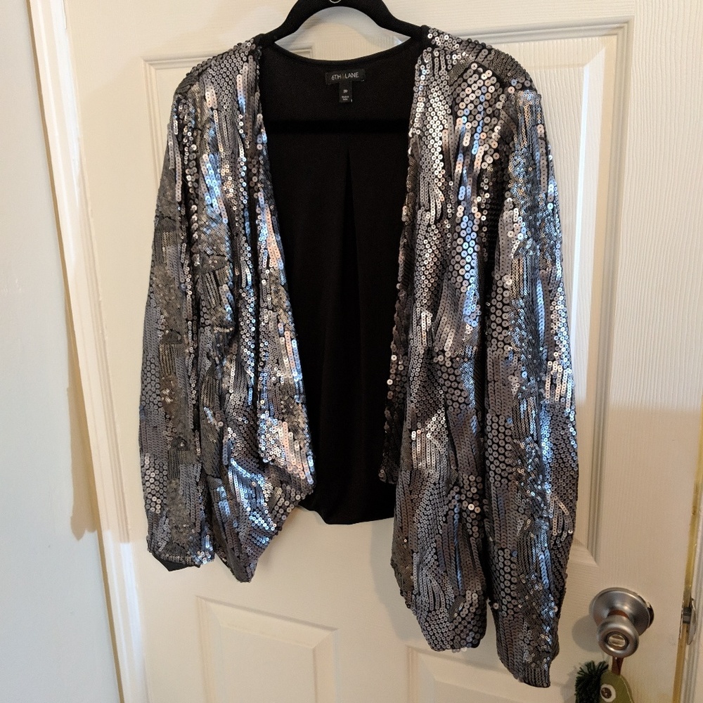 Lane Bryant Sequin Jacket